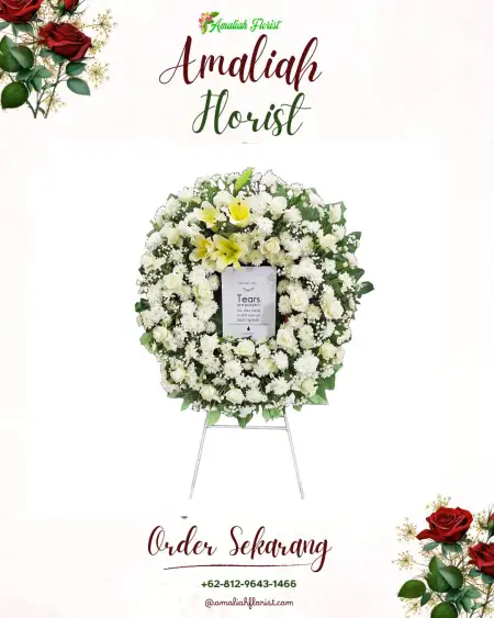 Krans Bunga Duka Outdoor Wedding Jakarta Selatan